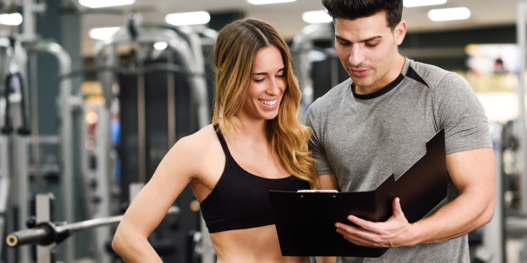 Siga as orientações e os feedbacks do personal trainer