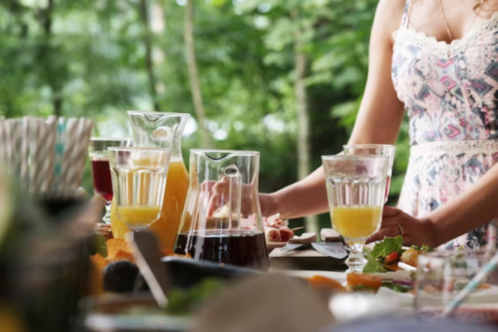 Sirva comidas e bebidas deliciosas no seu evento