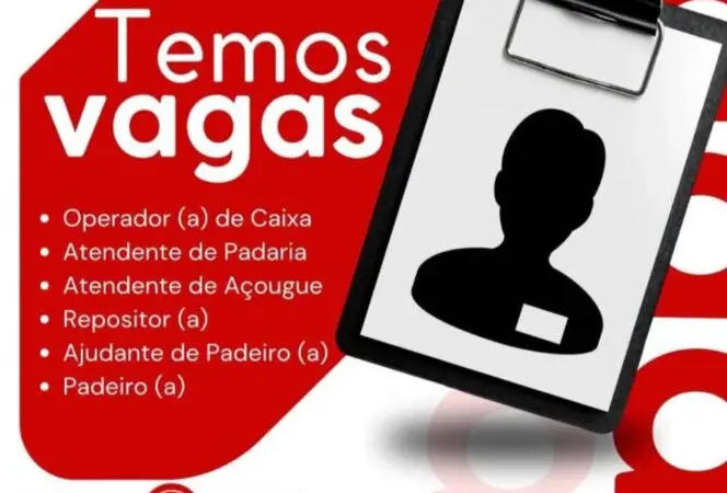 6 Vagas de emprego para Operador A De Caixa, Atendente De Padaria, Atendente De Açougue, Repositor A, Ajudante De Padeiro A , Padeiro A na empresa Adonai Supermercado em 09/09