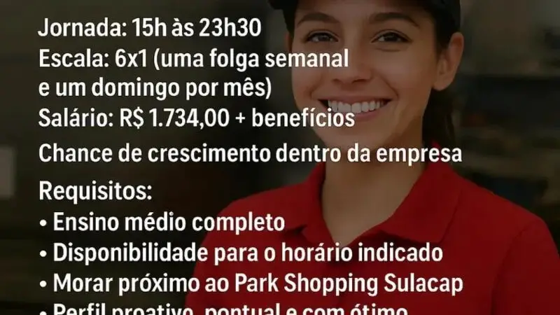 1 Vaga de emprego para Atendente De Lanchonete na empresa KFC Brasil em 09/09