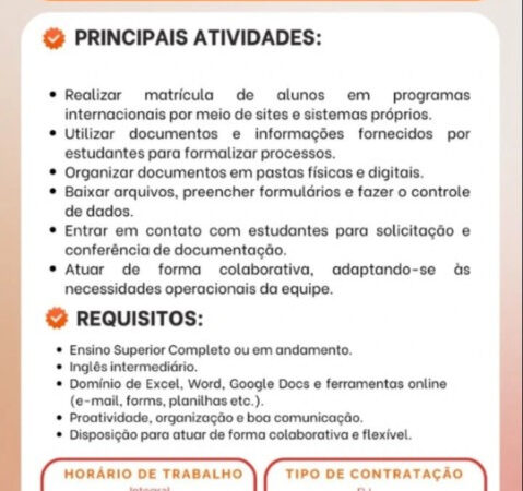 1 Vaga de emprego para Analista Operacional na empresa Recriarh em 10/09