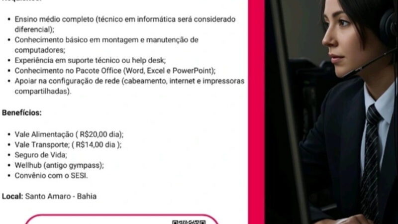 1 Vaga de emprego para Aux De Informática, Temporário na empresa Eletrodata Engenharia em 10/09