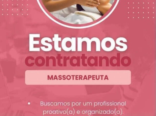1 Vaga de emprego para Massoterapeuta na Cidade Rio de Janeiro em 11/09