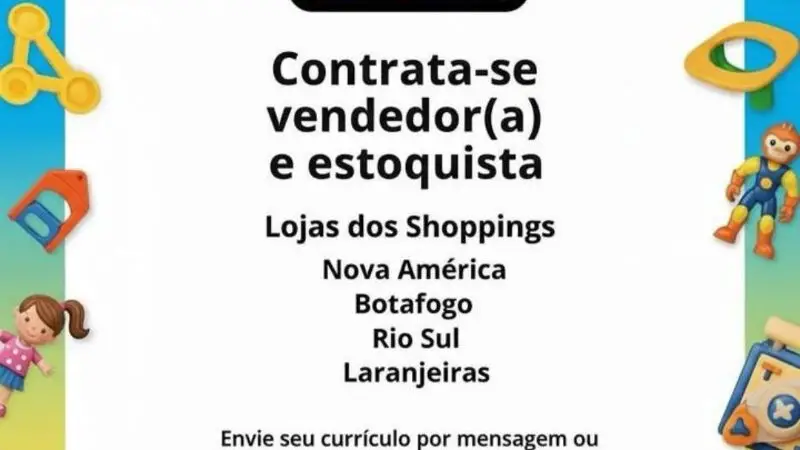 2 Vagas de emprego para Vendedor A, Estoquista na empresa Gamelandia em 10/09