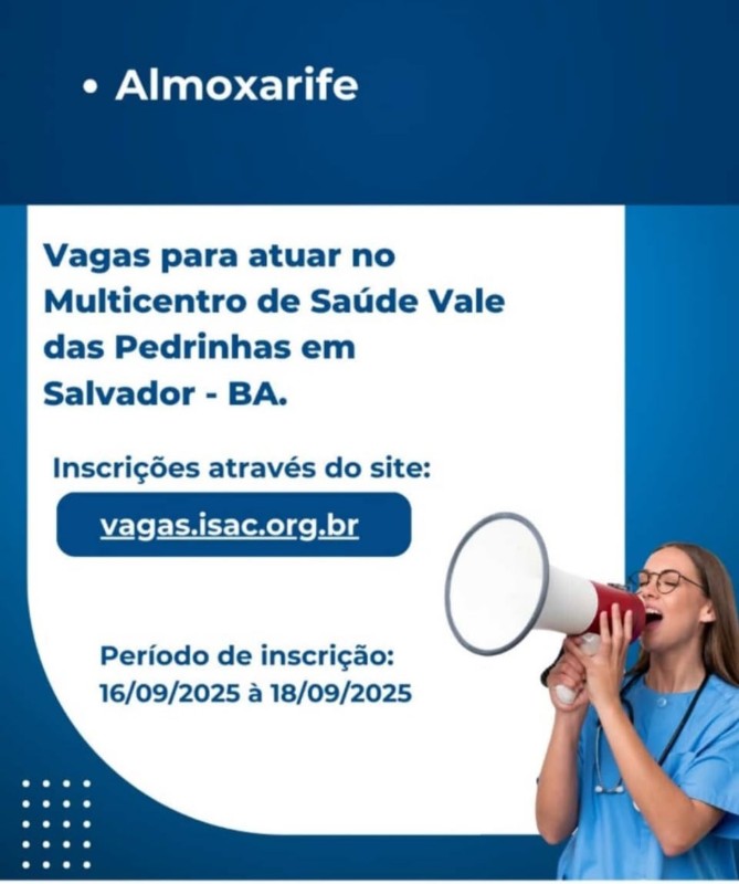 1 Vaga de emprego para Almoxarife na empresa Multicentro de Saúde Vale das Pedrinhas em 19/09