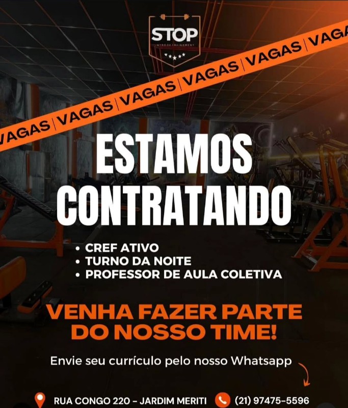1 Vaga de emprego para Professor De Aula Coletiva no Bairro Jardim Meriti em 19/09