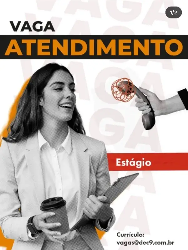 1 Vaga de emprego para Atendimento na Cidade Rio de Janeiro em 09/09
