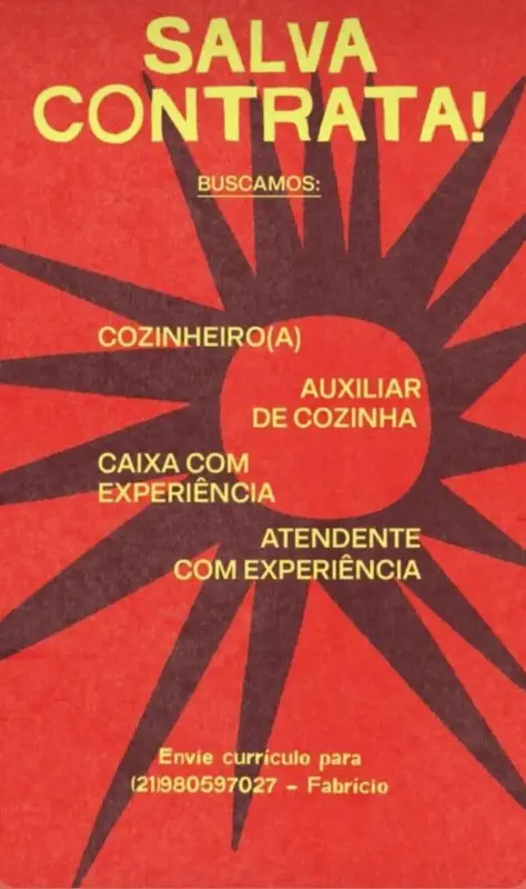 4 Vagas de emprego para Cozinheiro, Auxiliar De Cozinha, Caixa E Atendente na empresa Maria Brasileira Volta Redonda em 11/09