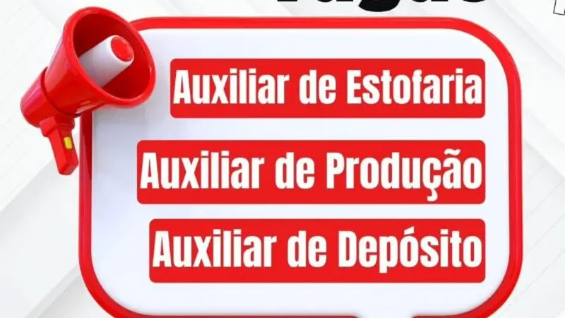 3 Vagas de emprego para Auxiliar De Estofaria, Auxiliar De Produção, Auxiliar De Depósito na empresa Pacheco Flex em 11/09