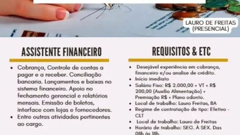 1 Vaga de emprego para Estágio Administração sem experiência na empresa Allyada RH em 11/09
