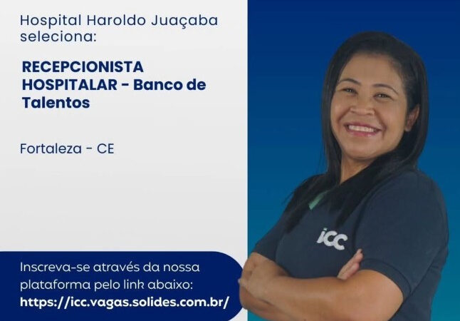 1 Vaga de emprego para Recepcionista na empresa Hospital Haroldo Juaçaba em 10/09