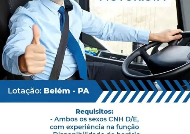 1 Vaga de emprego para Motorista na empresa CARGAS TRANSPORTES em 06/09