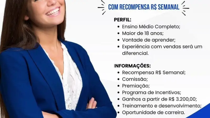 1 Vaga de emprego para Consultor De Vendas no segmento comercial em 11/09