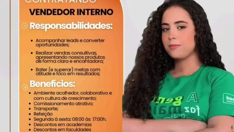 1 Vaga de emprego para Vendedor Interno na empresa Via Saúde em 12/09
