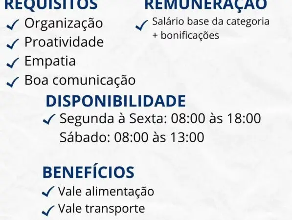 1 Vaga de emprego para Atendente De Loja no bairro de Eusébio em 10/09