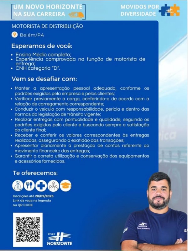 1 Vaga de emprego para Oficial De Manutenção na empresa GRUPO HORIZONTE em 20/09