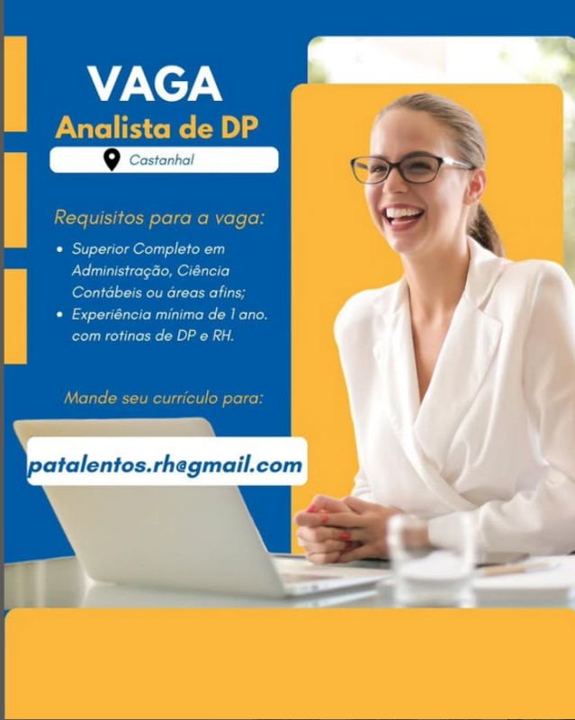1 Vaga de emprego para Analista De Dp na CIDADE em 19/09