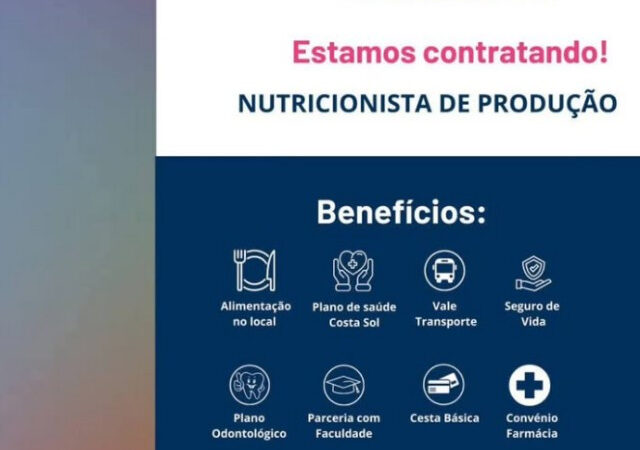 1 Vaga de emprego para Nutricionista De Produção na empresa ELASABR em 06/09