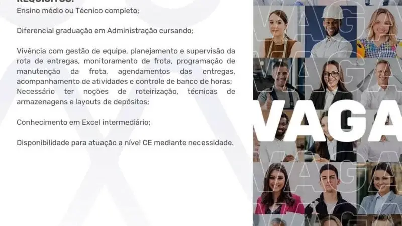1 Vaga de emprego para Supervisor De Logística no segmento de comércio de tapetes em 10/09