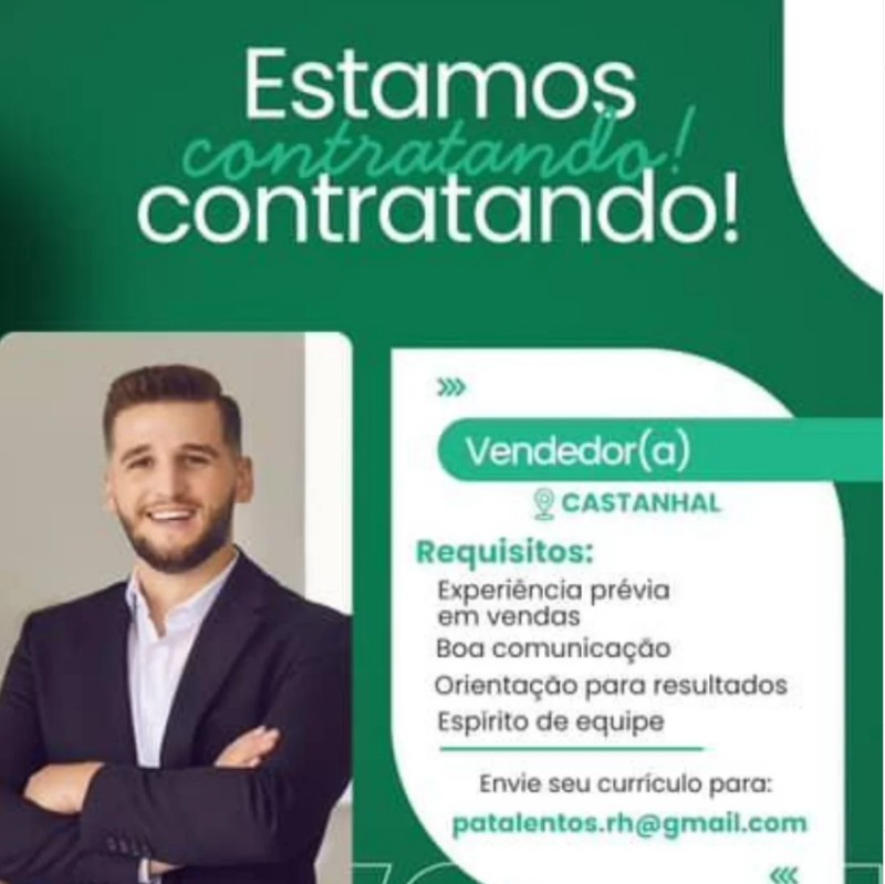 1 Vaga de emprego para Vendedor na CIDADE em 19/09