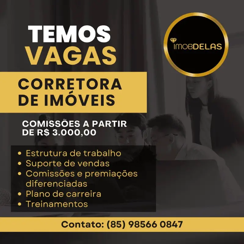 1 Vaga de emprego para Corretora De Imóveis na empresa Modelas em 11/09