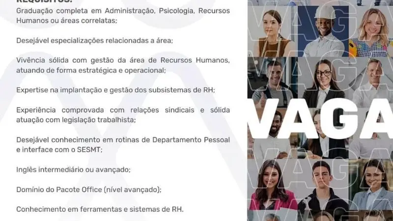 1 Vaga de emprego para Gerente De Rh no segmento de Indústria Automotiva em 10/09