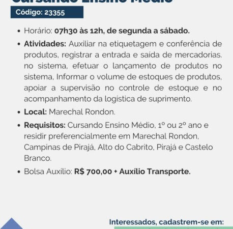 1 Vaga de emprego para Estágio na empresa Head Estágios em 06/09