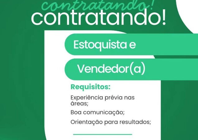 1 Vaga de emprego para Estoquista na empresa Amazonas Decorações em 08/09