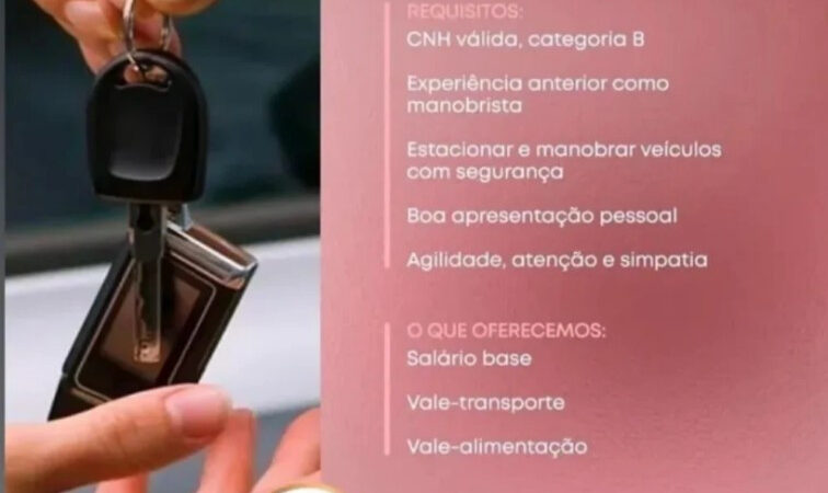 1 Vaga de emprego para Manobrista na cidade em 06/09