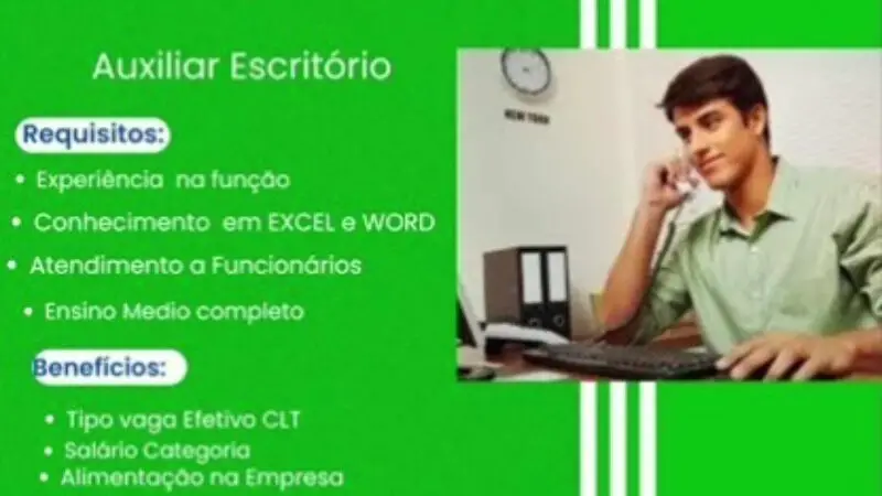 1 Vaga de emprego para Auxiliar De Escritório na empresa Grupo Braga em 08/09