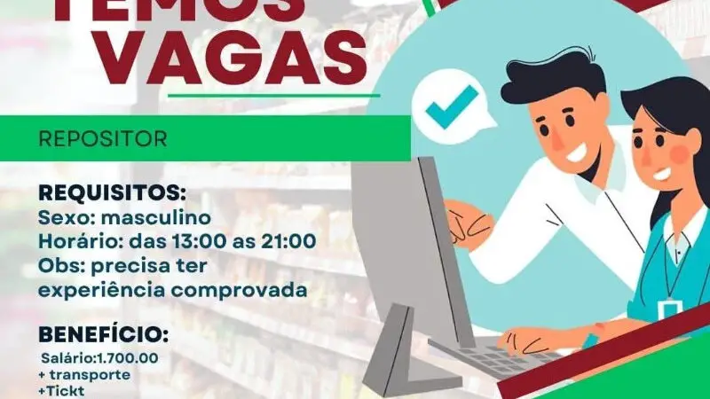 1 Vaga de emprego para Repositor na empresa Novo Varejo Supermercados em 06/09
