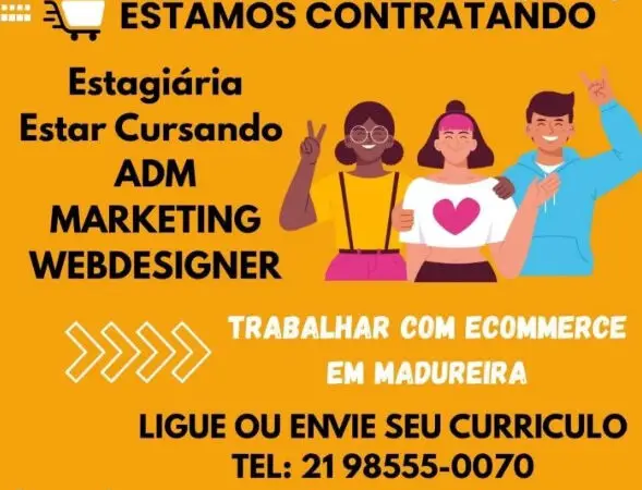 1 Vaga de emprego para Estagiária no Bairro Madureira em 06/09