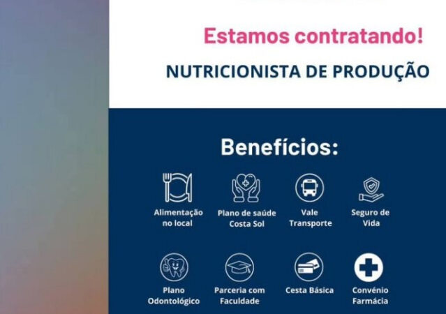 1 Vaga de emprego para Nutricionista De Produção na empresa ELASABR em 06/09