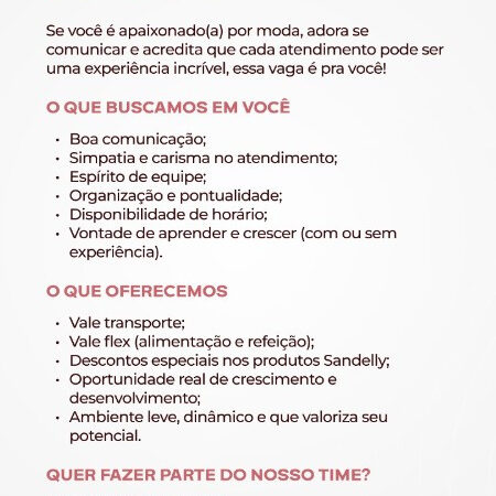 1 Vaga de emprego para Consultor De Vendas no segmento comercial em 11/09