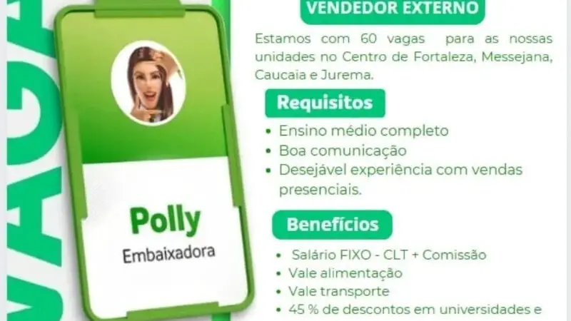 1 Vaga de emprego para Vendedor Externo na empresa Pop Dents em 12/09