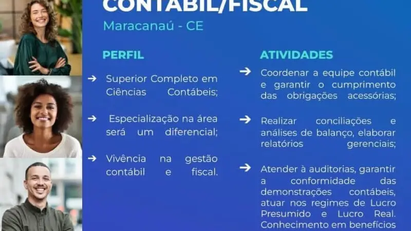 1 Vaga de emprego para Coordenador Contábil na empresa MRH em 08/09