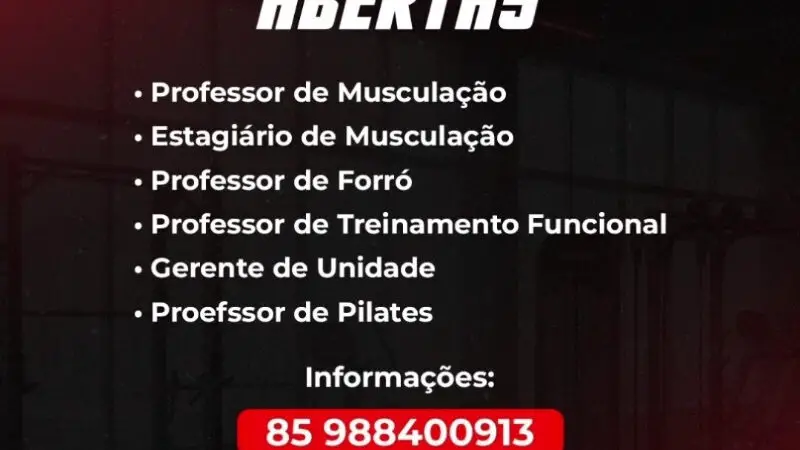 6 Vagas de emprego para Professor De Musculação, Estagiário De Musculação, Professor De Forró, Proessor De Treinamneto Funcional, Gerente De Unidade, Professor De Pilates na empresa Academia The House em 10/09