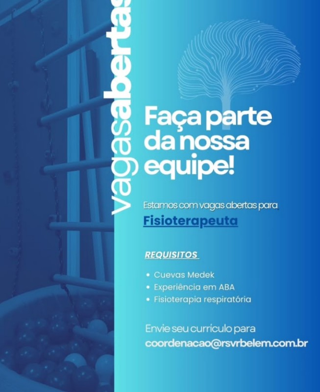 1 Vaga de emprego para Fisioterapeuta na Cidade em 27/09
