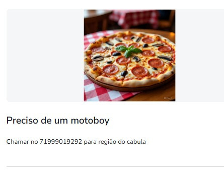 1 Vaga de emprego para Motoboy na Cidade Salvador em 11/09
