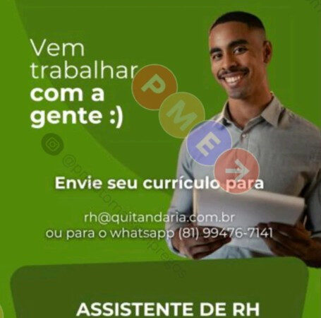 1 Vaga de emprego para Assistente De Rh na empresa Quitandaria em 08/09
