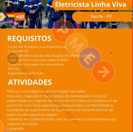 1 Vaga de emprego para Eletricista na empresa Acender em 06/09