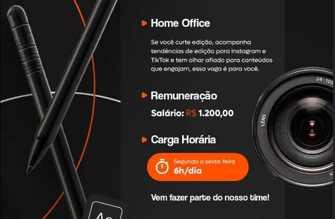 1 Vaga de emprego para Estagiário Editor De Vídeo sem experiência na empresa Usina Estúdio de Criação em 08/09