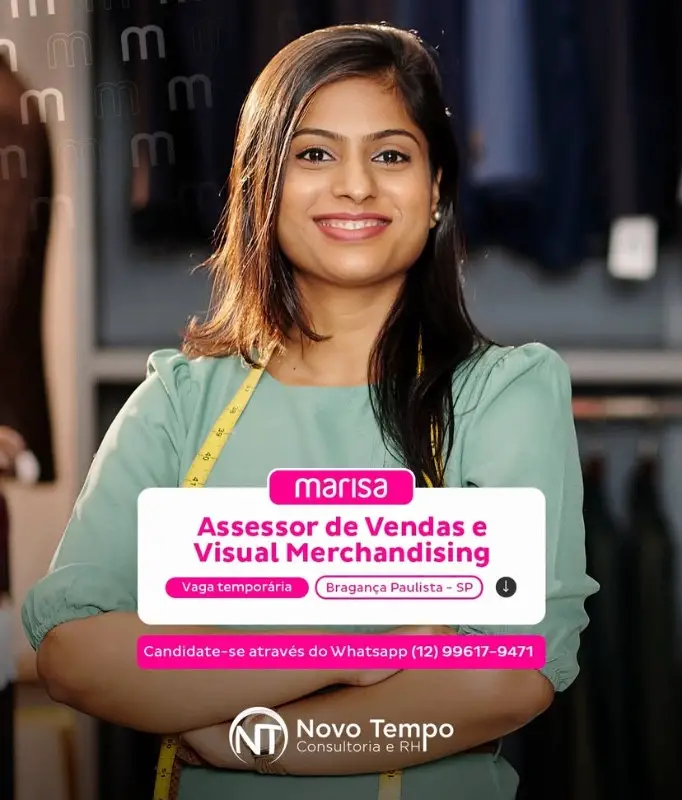 1 Vaga de emprego para Assessor De Vendas E Visual Merchandising na empresa Marisa em 08/09