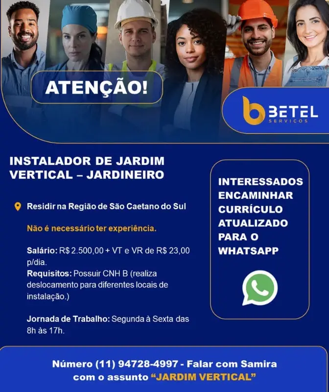 1 Vaga de emprego para Jardineiro sem experiência na Cidade São Caetano do Sul em 08/09