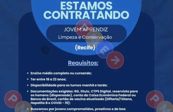 1 Vaga de emprego para Jovem Aprendiz sem experiência na empresa Soll em 10/09