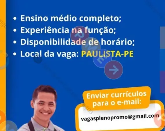 1 Vaga de emprego para Promotor De Vendas na empresa Pleno Group em 06/09