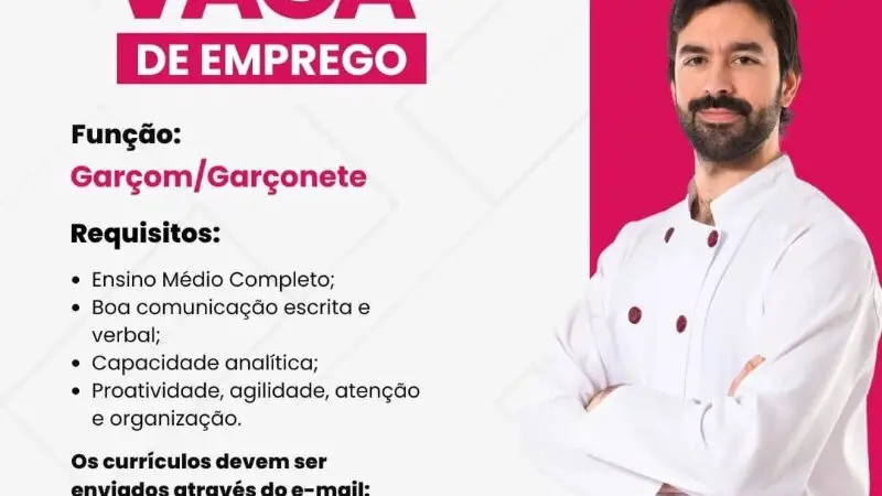 1 Vaga de emprego para Garçom,garçonete na empresa Hikari Lounge Bar em 08/09
