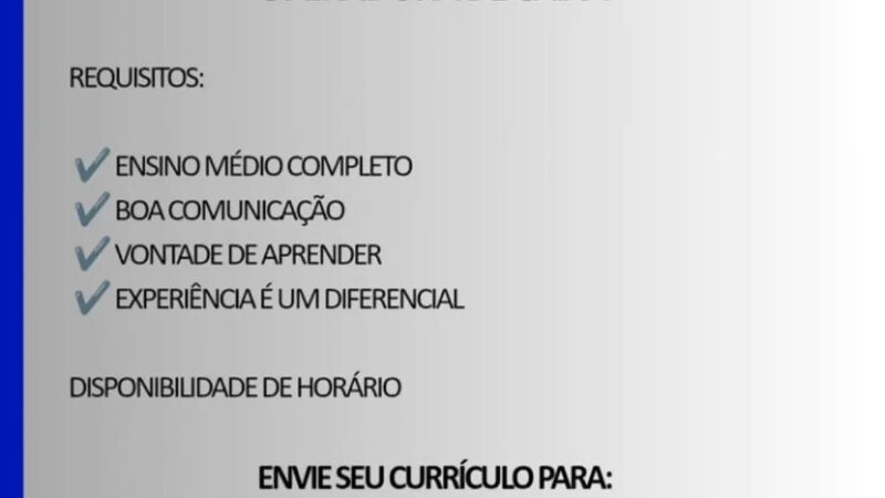 1 Vaga de emprego para Operadora De Caixa sem experiência na empresa Recrutamentoalmiraralmeida em 08/09