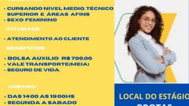1 Vaga de emprego para Estágio Atendimento na empresa Growrh em 09/09