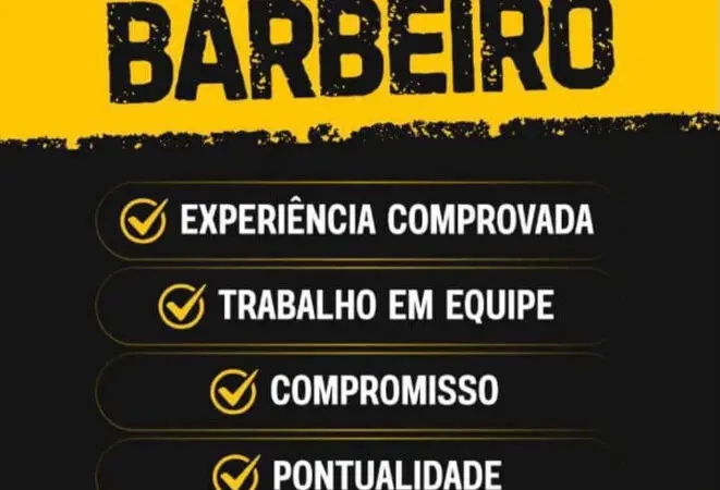 1 Vaga de emprego para Barbeiro na Cidade Salvador em 09/09